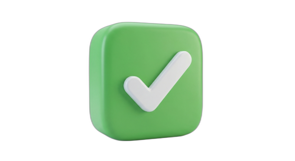 Success Checkmark 3D